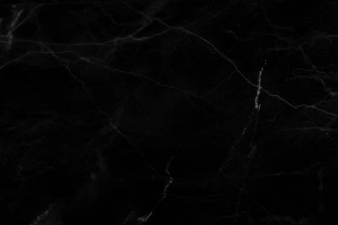 Tasarım sanatı için detaylı siyah mermer desen arkaplanı.