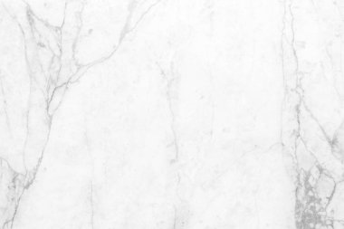 Tasarım sanatı için beyaz arkaplan mermer desenli fayanssız duvar dokusu.
