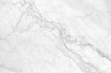 Ürün tasarımı ve soyut ışık arkaplanı için beyaz mermer dokunun koyu gri desenli yapısı