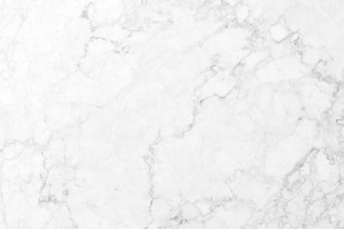 Tasarım sanatı için beyaz arkaplan mermer duvar dokusu, parlak ve lüks taştan pürüzsüz desen.