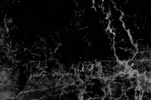 Arkaplan için siyah mermer doğal desen, soyut siyah ve beyaz