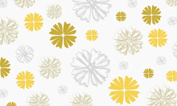 Gorgeous gold flower background. Beautiful charming wallpaper design for your own work, package, product, banner, card, book cover and elses.