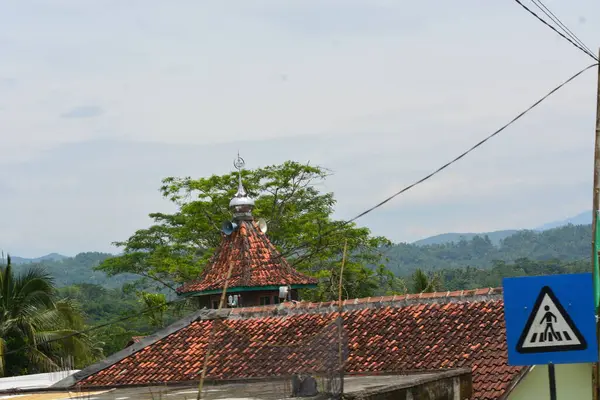 Una Foto Ambiente Rural Fresco Indonesia Hay Gente — Foto de Stock