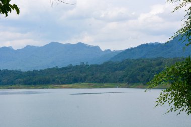 Endonezya 'da bir köydeki bir su manzarasının fotoğrafı