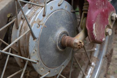 Bisiklet halkalarının ya da tekerlekli lastiklerin fotoğrafları