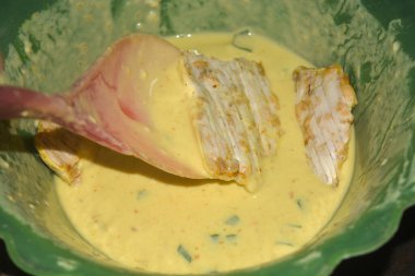 Tipik bir Endonezya yemeği olan 