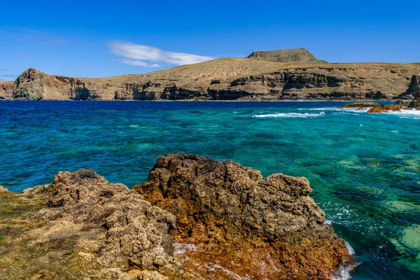 Las Salinas de Agaete Gran Canaria, İspanya 'daki Las Nieves Doğal Havuzları.