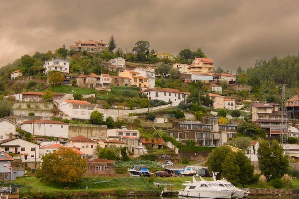 Bellissimo Paesaggio Della Valle Del Douro Portogallo Sua Architettura Unica — Foto Stock