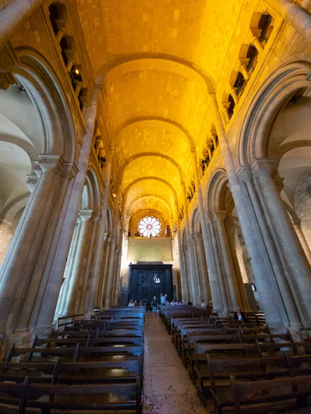 Interior Basílica Nossa Senhora Dos Mártires Igreja Católica Lisboa Portugal — Fotografia de Stock
