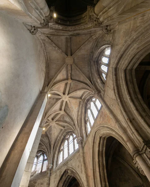 Εσωτερικό Της Βασιλικής Της Παναγίας Των Μαρτύρων Λισαβόνα Καθολική Εκκλησία — Φωτογραφία Αρχείου