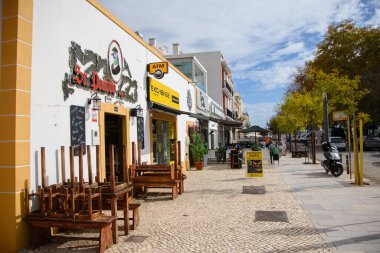 Şehir manzarası Olhao Portekiz