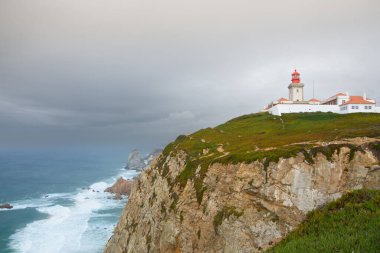 Cabo de Roca 'daki deniz feneri, Sintra-Cascais Doğal Parkı, Portekiz
