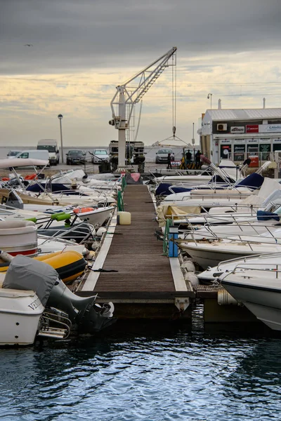Октября 2022 Гавань Лодок Faro Bassin Порту Португалия — стоковое фото