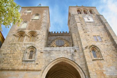 Evora, Portekiz 'deki güzel antik mimari. Evora Katedrali