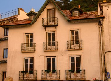 Portekiz 'deki şehrin mimari görünümü