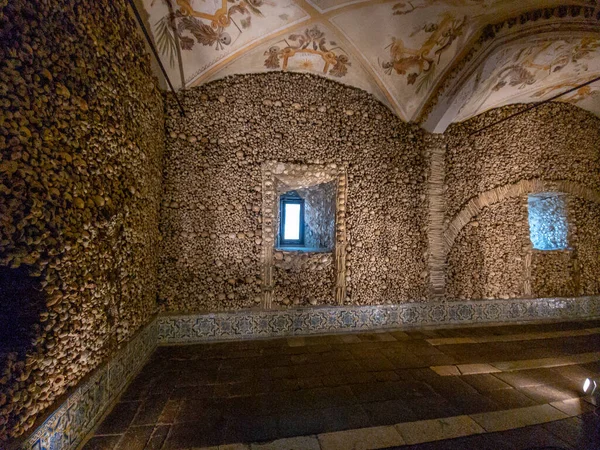 beautiful ancient architecture in Evora, Portugal. chapelle des os