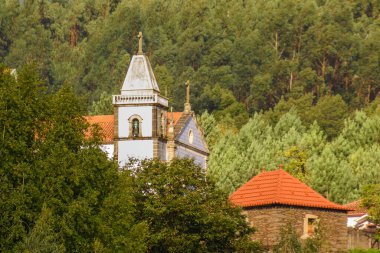 Landscape and architectural view along the Douro Valley in Portugal
