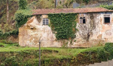 Landscape and architectural view along the Douro Valley in Portugal