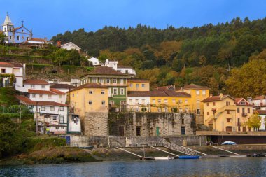 Landscape and architectural view along the Douro Valley in Portugal