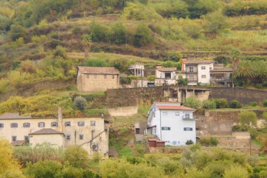 Landscape and architectural view along the Douro Valley in Portugal