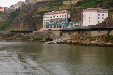Landscape and architectural view along the Douro Valley in Portugal