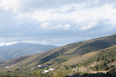 Beautiful landscape view from dam in Portugal