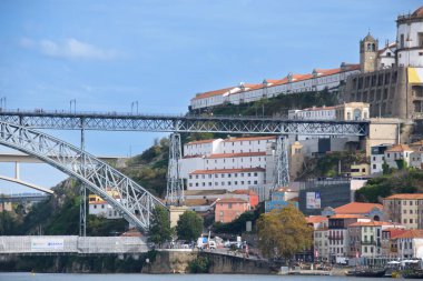 View and architecture of Porto and the douro river in Portugal