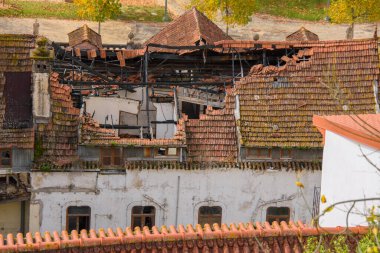 Architecture of the pretty city of Coimbra in the west of Portugal