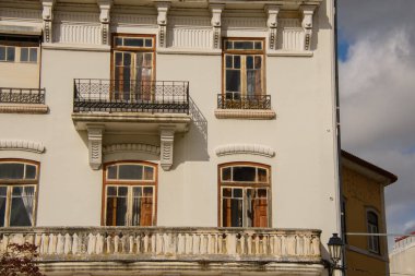 Architecture of the pretty city of Coimbra in the west of Portugal