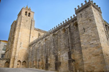 24 October 2022 - Evora, Portugal: scenic shot of beautiful ancient Cathedral of Evora