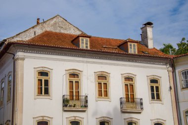 Architecture of the pretty city of Coimbra in the west of Portugal