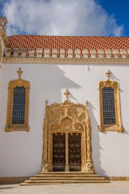Architecture of the pretty city of Coimbra in the west of Portugal
