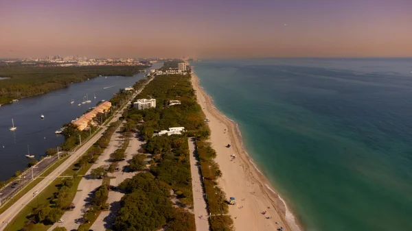 플로리다에 아름다운 할리우드 해변의 귀여운 — 스톡 사진
