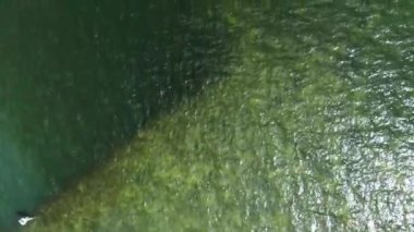 Yaz mevsimi güzel okyanus manzarası 