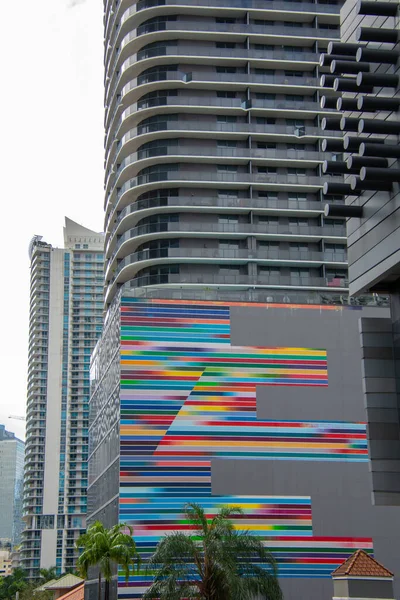 Moderne Architectuur Van Het Centrum Van Brickell Miami Florida Verenigde — Stockfoto