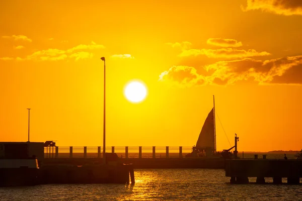 Beautiful Sunset Port Key West Far South Florida — Stock Photo, Image