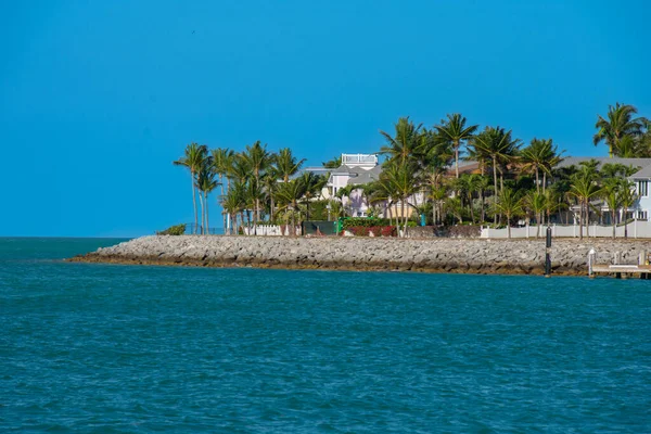 Вид Небольшой Остров Расположенный Напротив Уэста Флориде Соединенных Штатах — стоковое фото