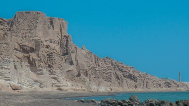 Deniz kıyısının güzel manzarası