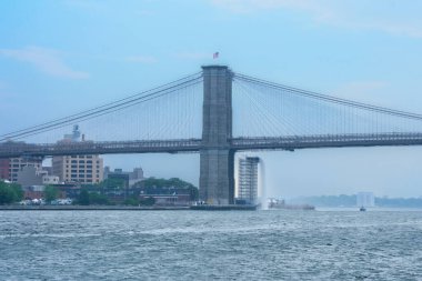 New York City, ABD 'de güzel bir köprü manzarası.