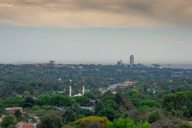Güney Afrika 'daki Voortrekker Anıtı' nın güzel hava manzarası