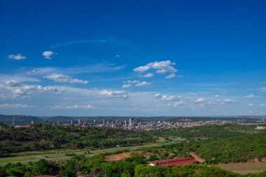 Güney Afrika 'daki Voortrekker Anıtı' nın güzel hava manzarası