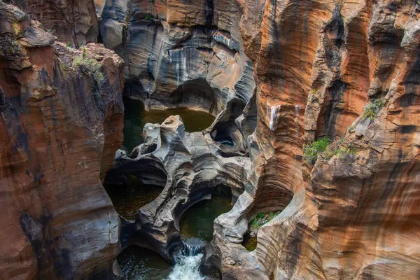 Blyde Canyon Sudáfrica Zona Llamada Pothole Fotos De Stock Sin Royalties Gratis
