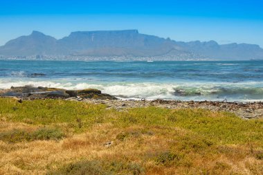 Cape Town ve Güney Afrika 'daki Robben Adası' ndan Masa