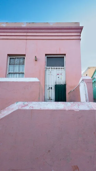 Colorida Arquitectura Del Barrio Malayo Ciudad Del Cabo Sudáfrica — Foto de Stock