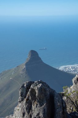 Güney Afrika 'daki Masa Dağı' ndan güzel Cape Town manzarası