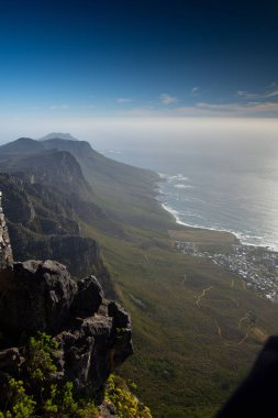 Güney Afrika 'daki Masa Dağı' ndan güzel Cape Town manzarası