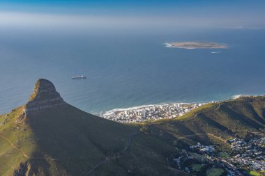 Güney Afrika 'daki Masa Dağı' ndan güzel Cape Town manzarası