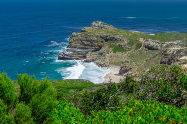 Güney Afrika 'daki meşhur Ümit Burnu manzarası