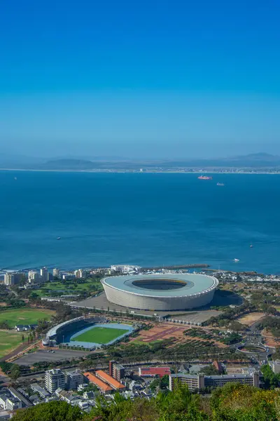 View of a stadium of the beautiful Cape Town from Signal Hill South Africa