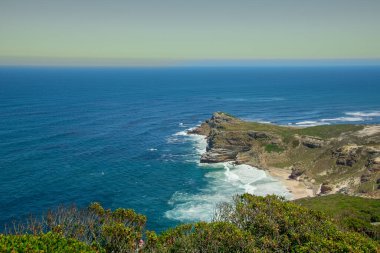 Güney Afrika 'daki meşhur Ümit Burnu manzarası